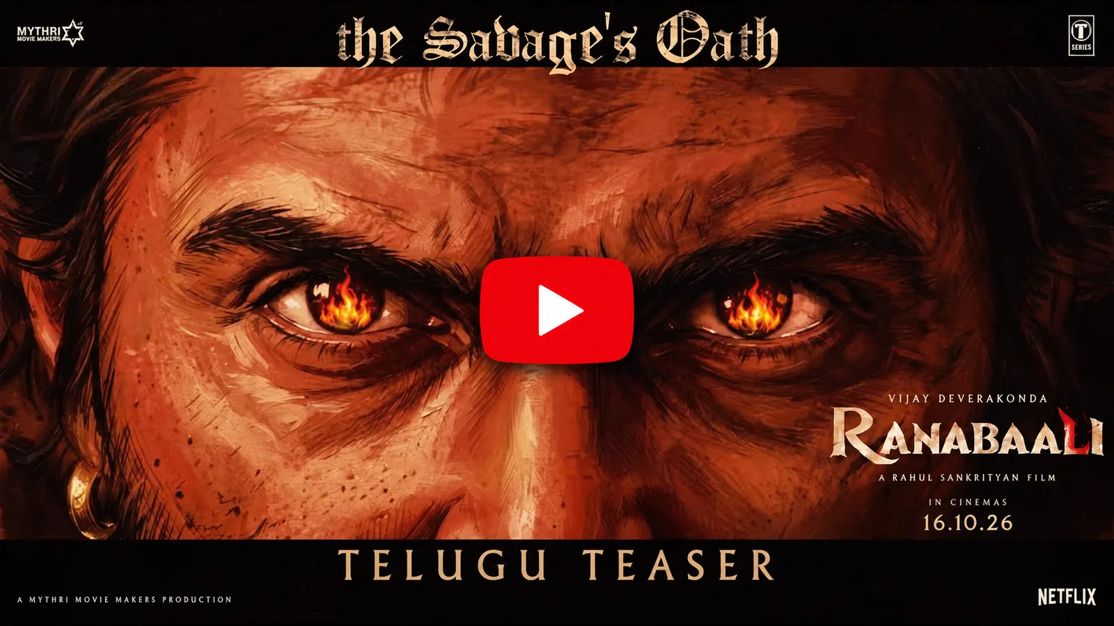 రణబాలి టీజర్: విజయ్ దేవరకొండ ఊచకోత.. రష్మికతో కలిసి అదిరిపోయే పీరియడ్ యాక్షన్డ్రామా