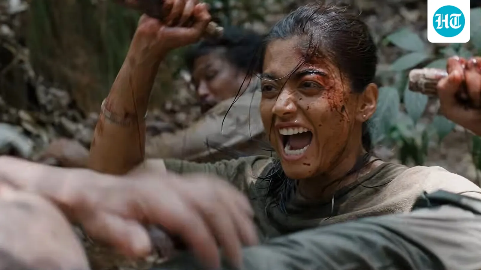 Mysaa teaser: Action hero Rashmika Mandanna chops limbs, breaks necks, fights underwater; fans call it 'slap' to trolls