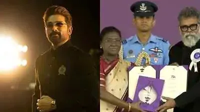 సుకుమార్ కి జాతీయ అవార్డు: అల్లు అర్జున్ ఎమోషనల్ రియాక్షన్!
